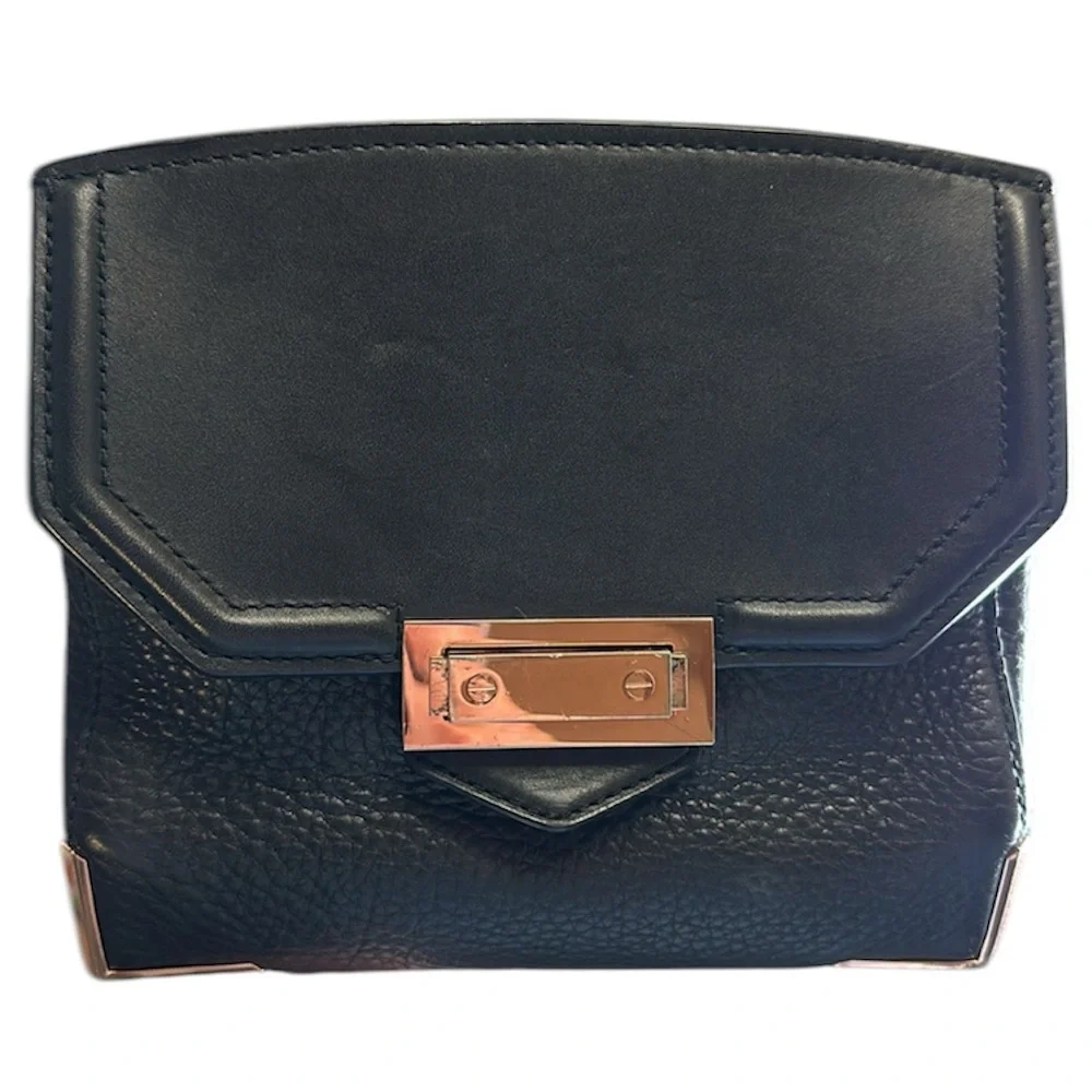 Alexander Wang Leather Crossbody Bag with Rose-gold Hardware. Adjustable Strap